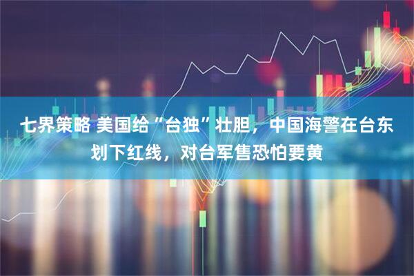 七界策略 美国给“台独”壮胆，中国海警在台东划下红线，对台军售恐怕要黄
